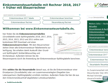 Tablet Screenshot of einkommenssteuertabelle.de